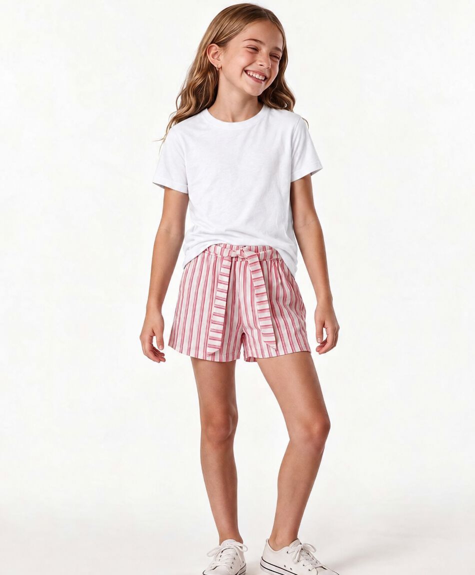 Short ni&ntilde;a l&iacute;neas