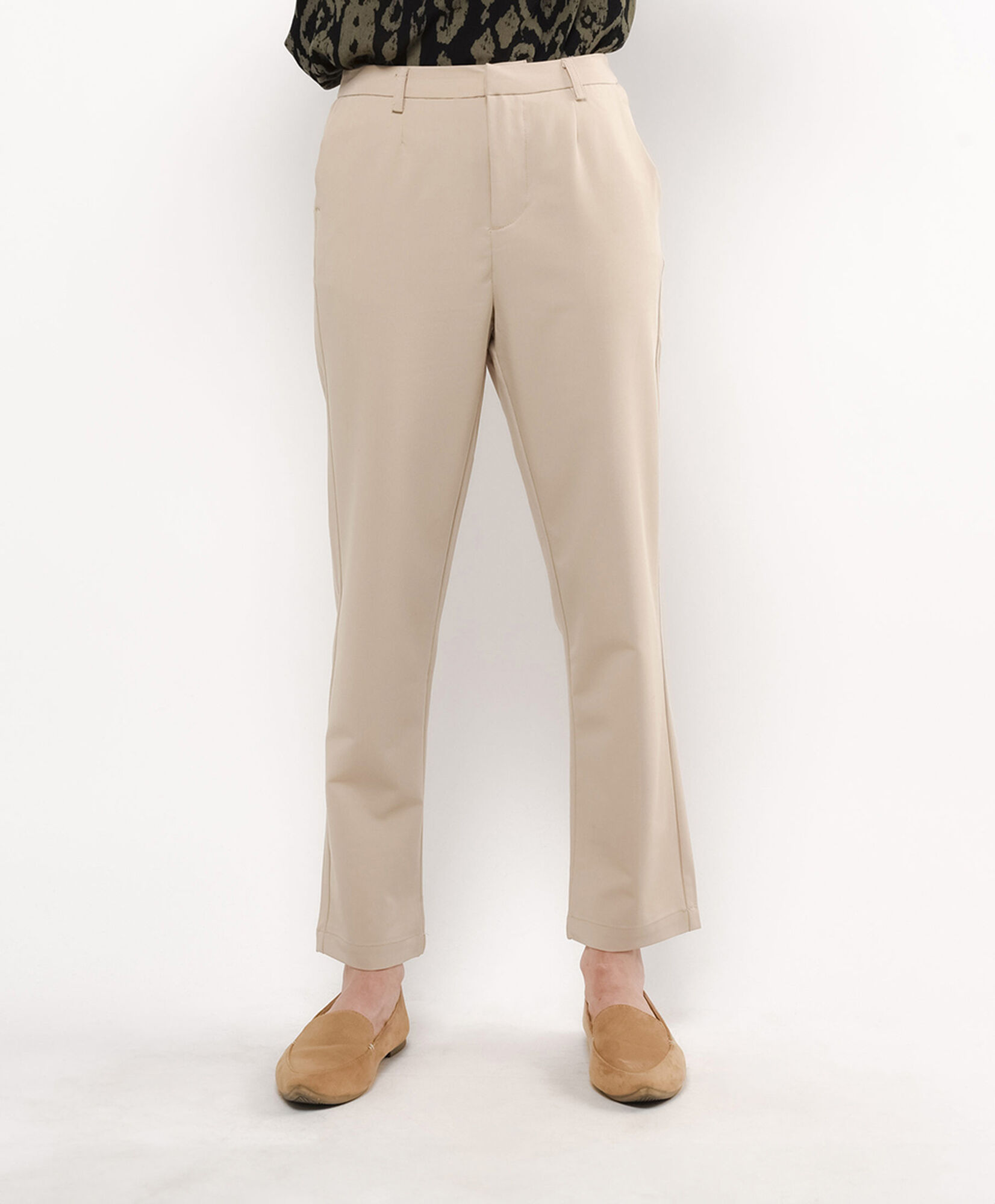 Pantalón mujer beige Pantalón mujer beige