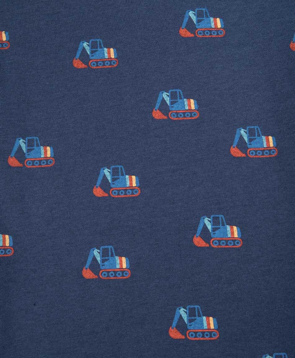 Polera beb&eacute; manga larga camiones