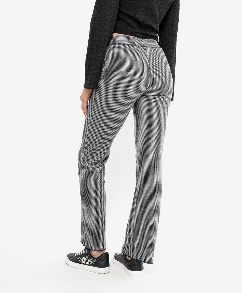 Leggins mujer pied de poule flare