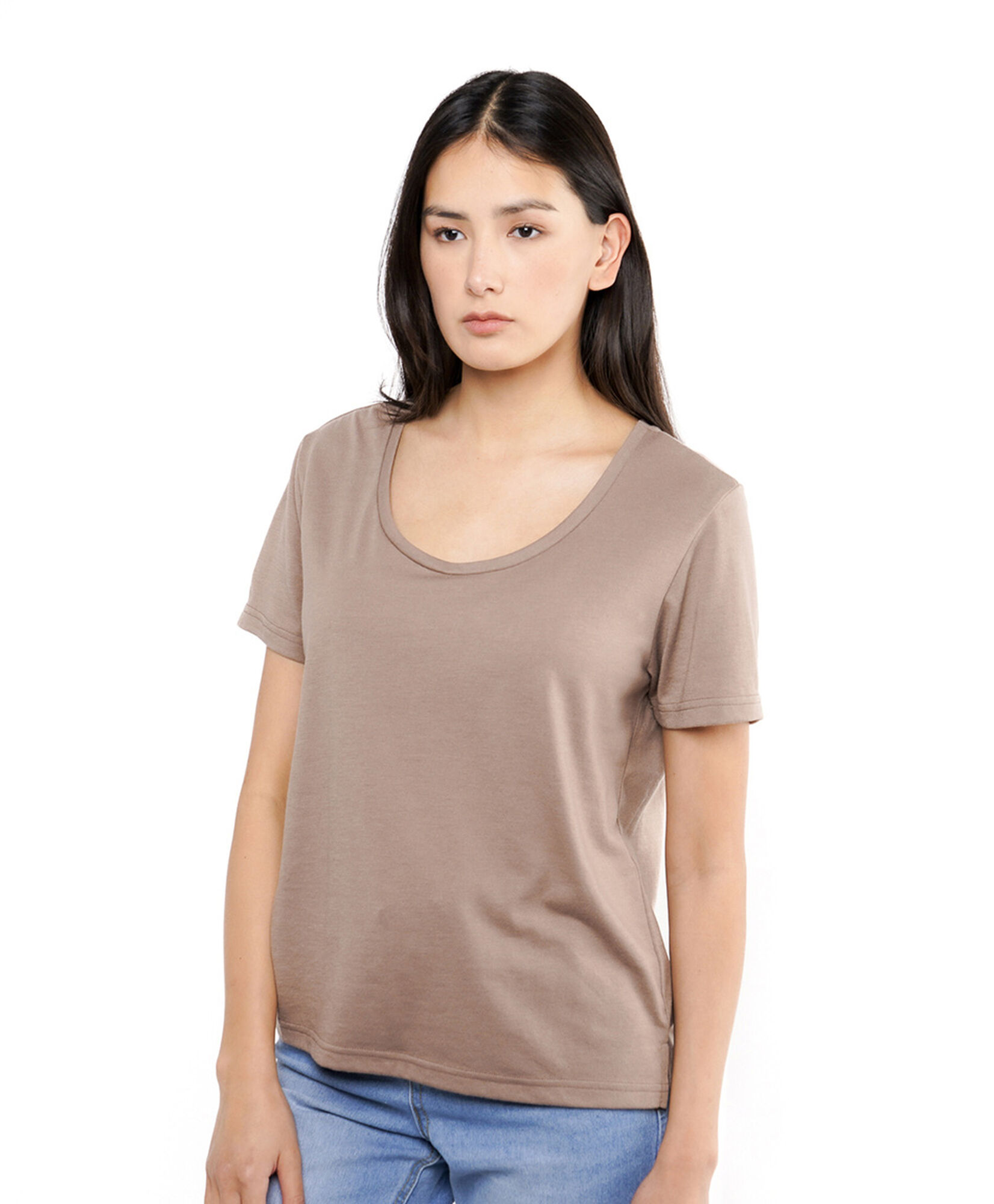 Polera mujer lisa mousse Polera mujer lisa mousse