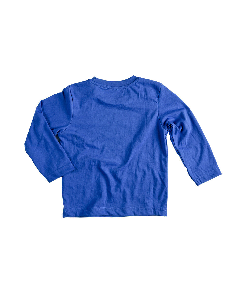 Polera beb&eacute; estampado monstruo manga larga