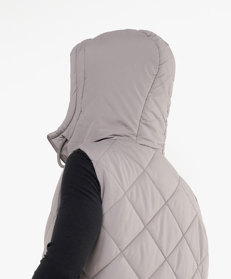 Parka mujer larga sin mangas
