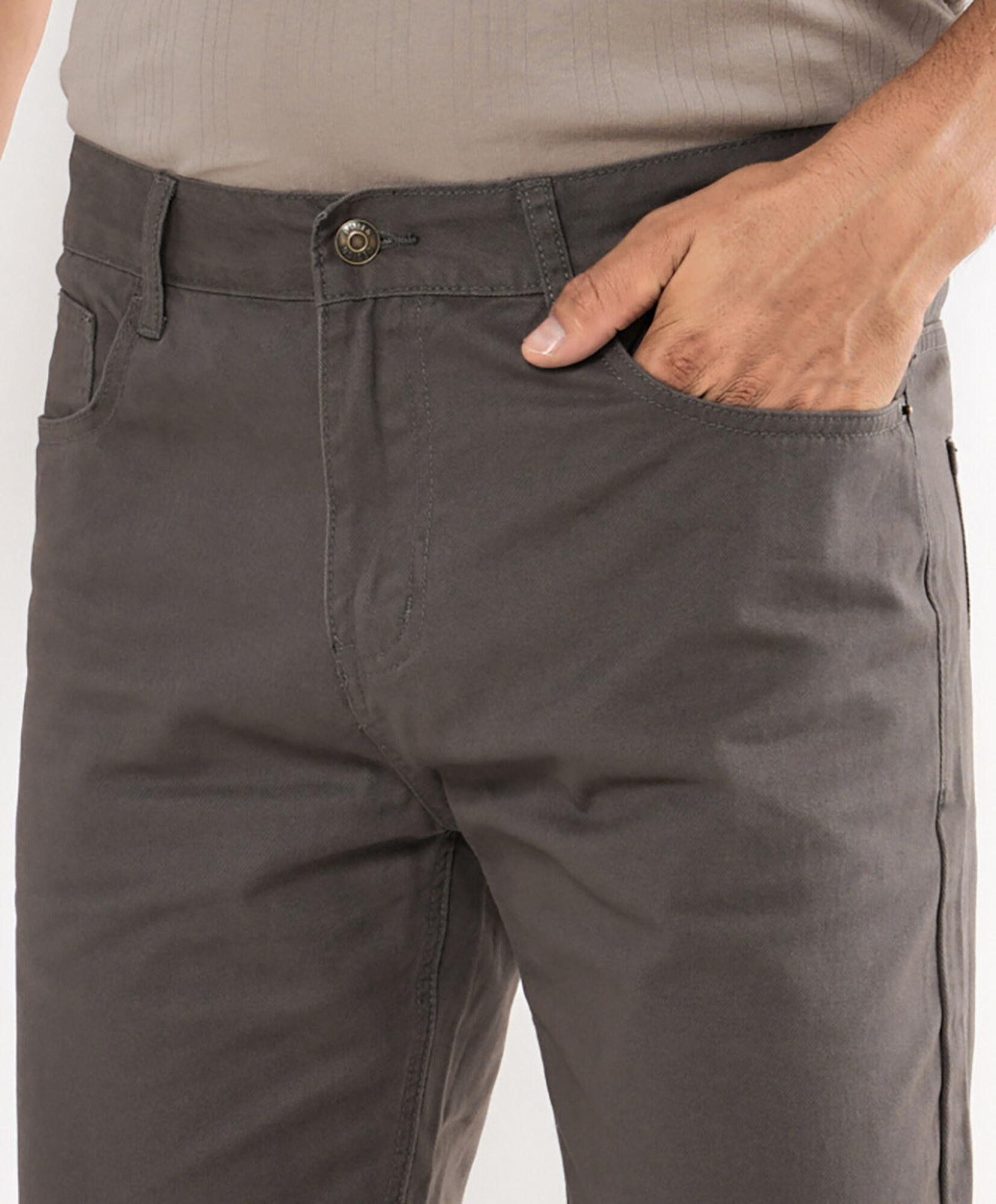 Pantalón hombre liso básico Pantalón hombre liso básico