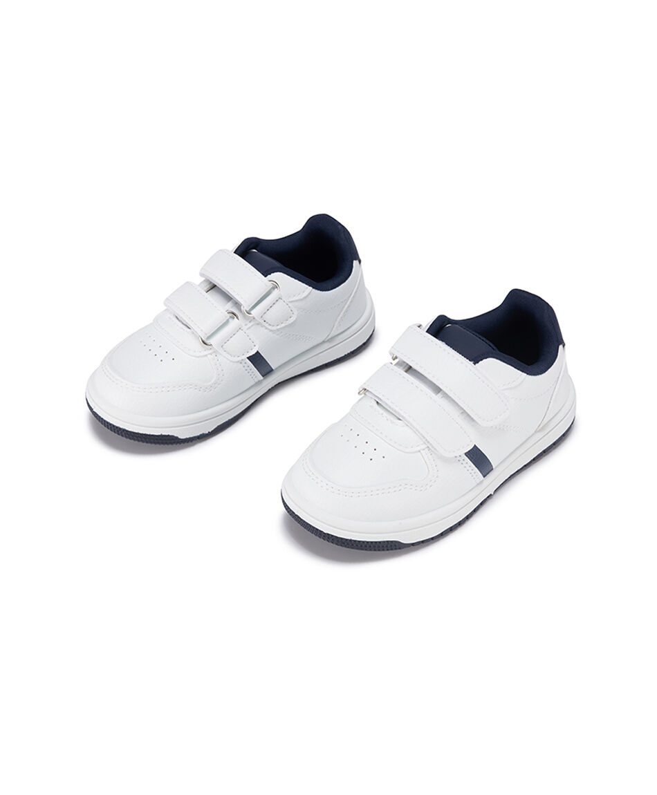 Zapatilla infantil (22 a 27) b&aacute;sica azul