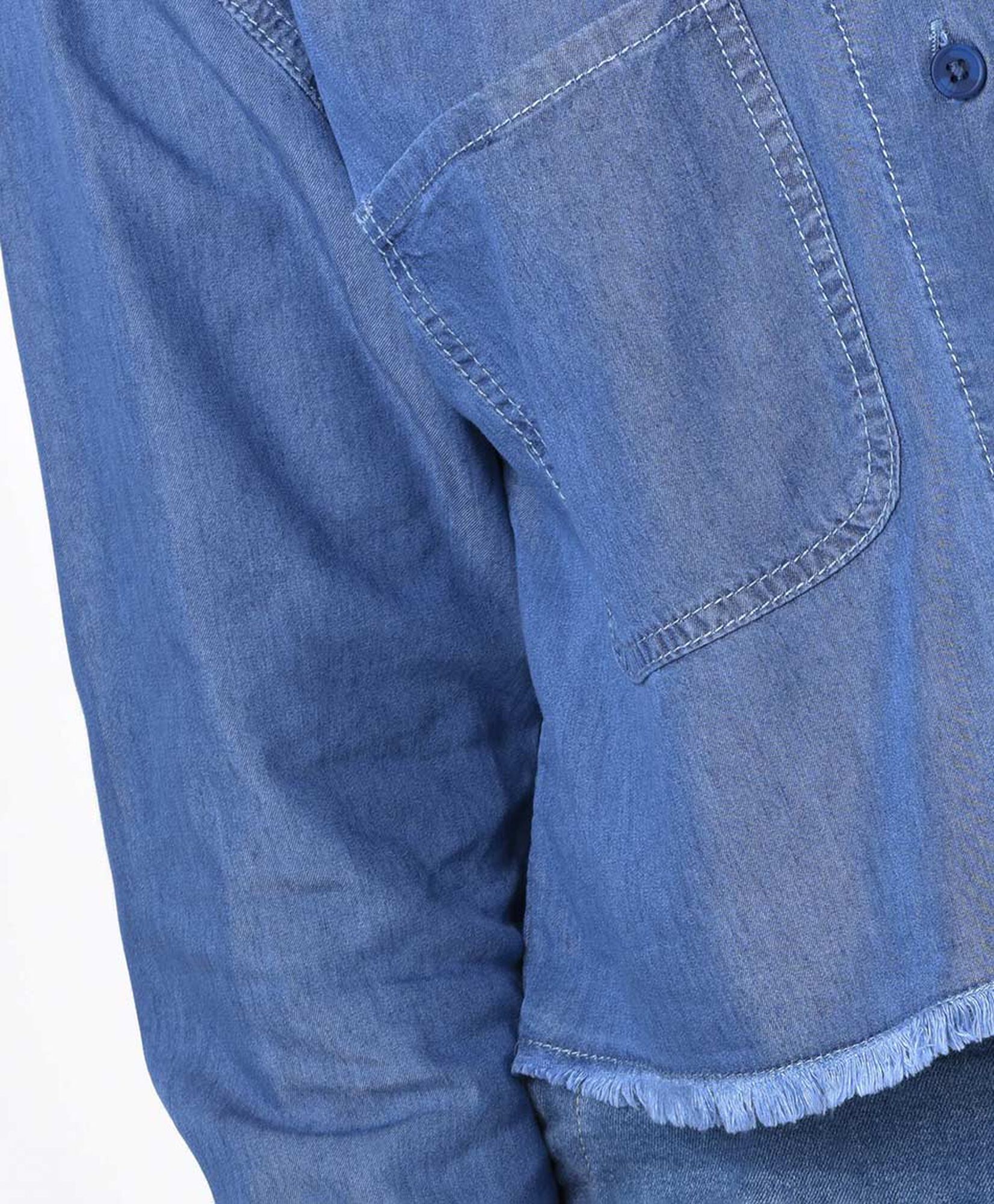 Blusa mujer denim crop Blusa mujer denim crop
