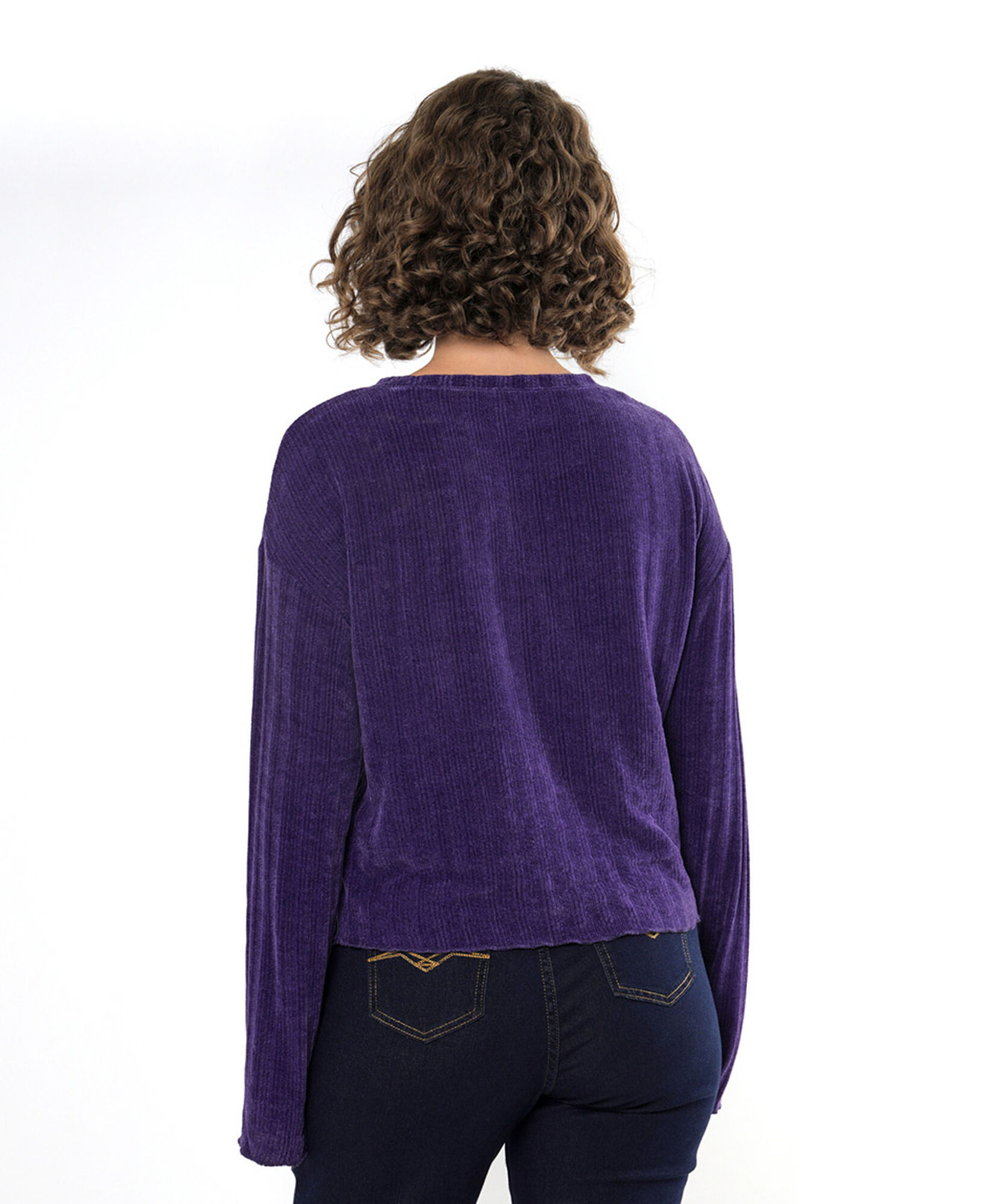 Sweater mujer suave morado Sweater mujer suave morado