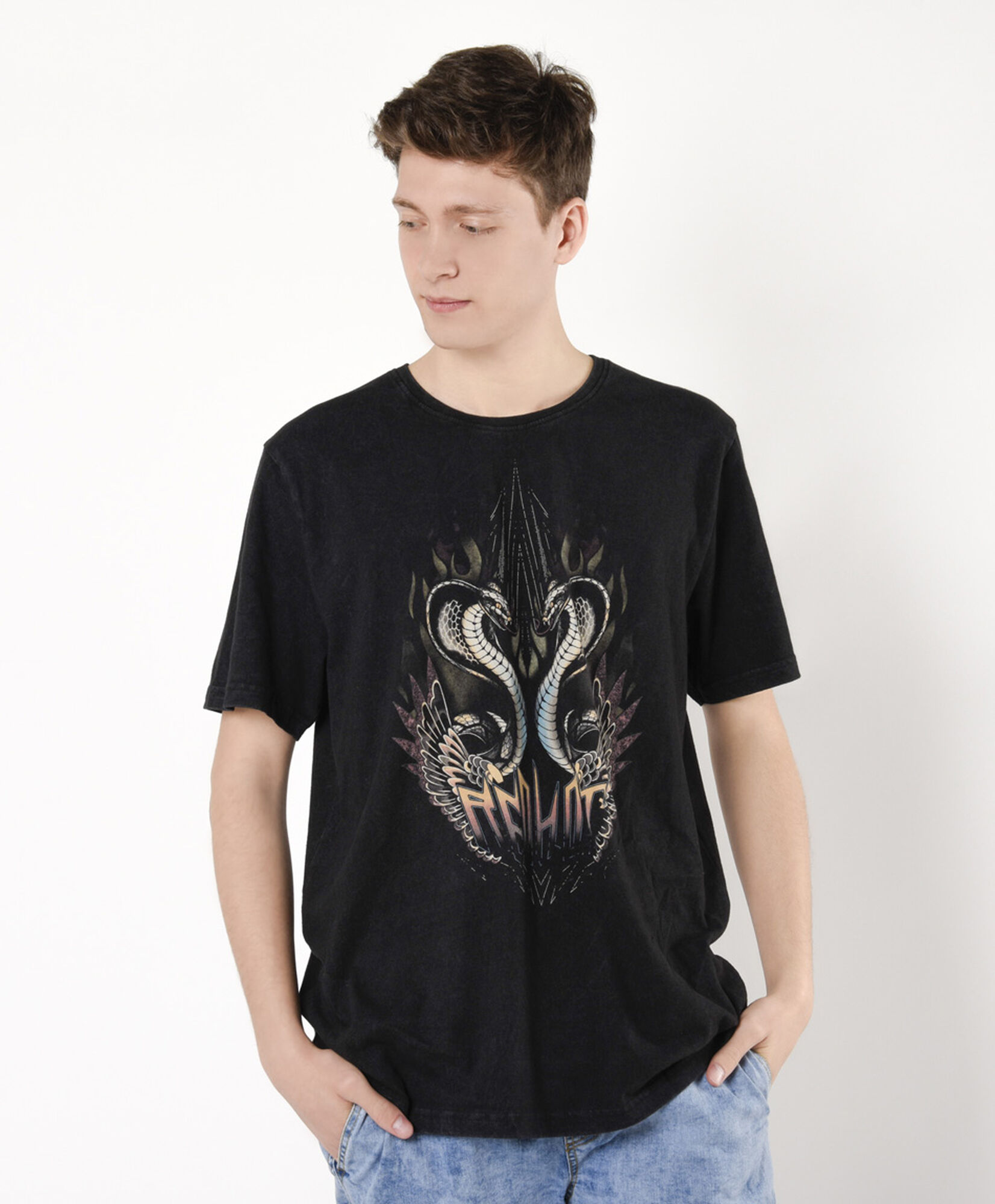 Polera hombre serpientes Polera hombre serpientes