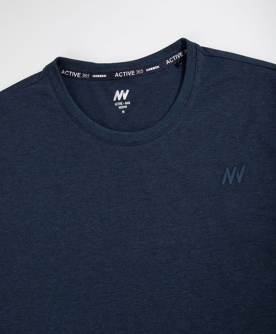 Polera deportiva hombre lisa