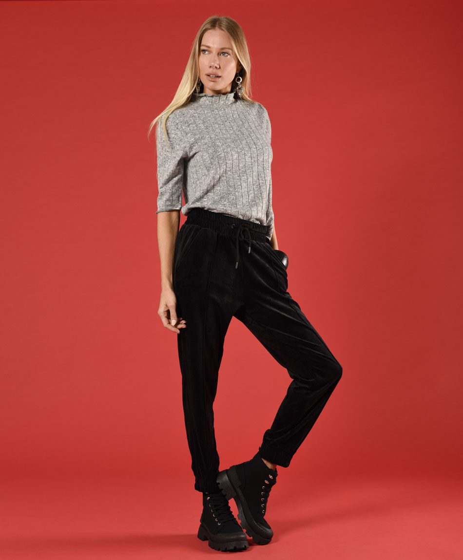 Pantalon comfy velvet