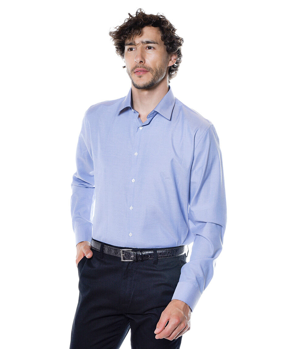 Camisa hombre dobby fantasia