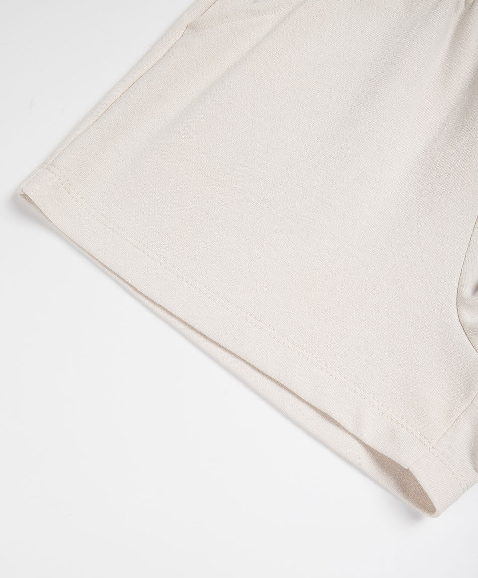 Short ni&ntilde;a b&aacute;sico beige