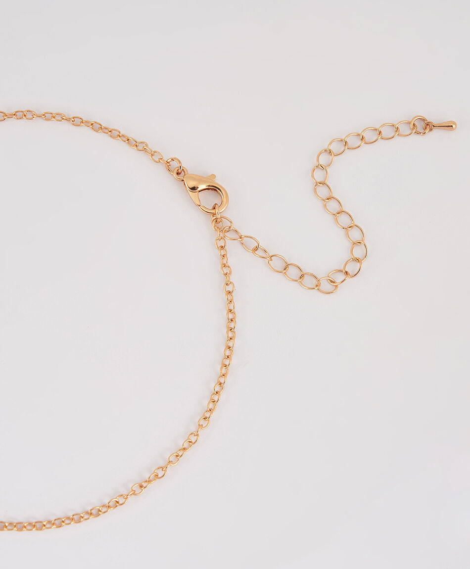 Collar mujer flores y perlas