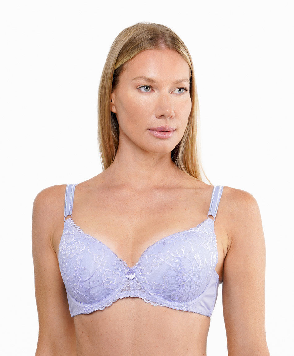 Sost&eacute;n mujer push up encaje