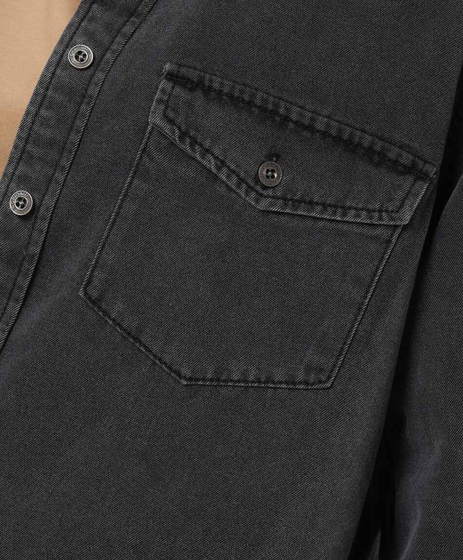Blusa mujer denim dark