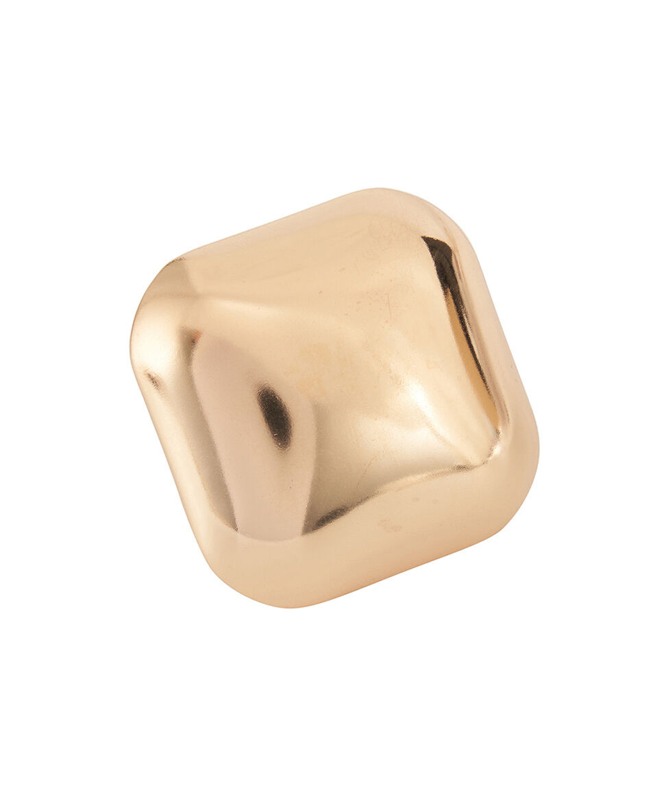 Anillo mujer cuadrado gold
