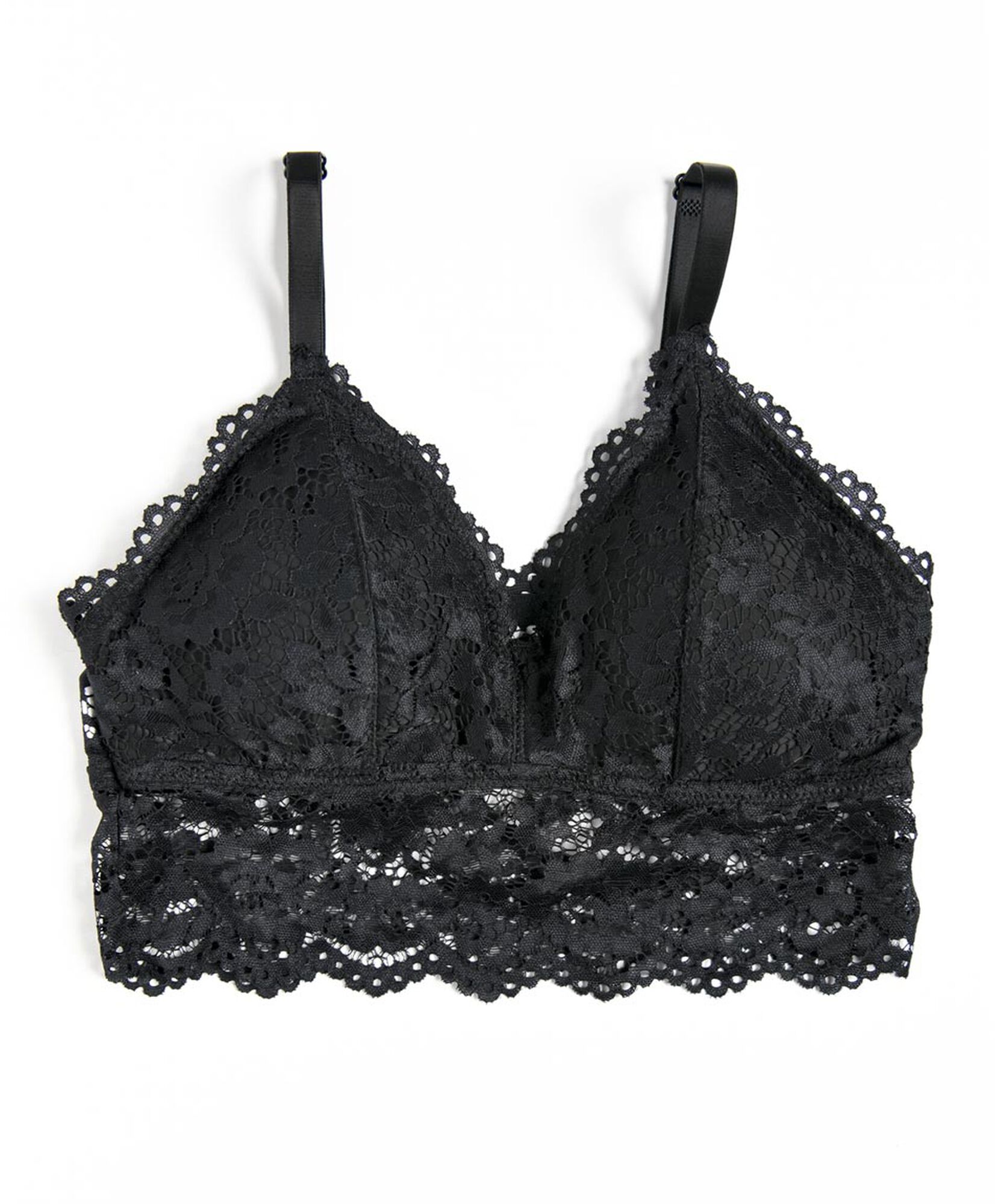 Bralette mujer encaje floral escote en v Bralette mujer encaje floral escote en v