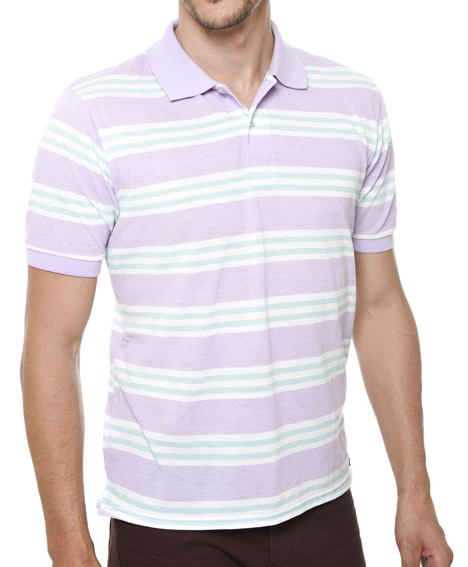 Polera polo rayas
