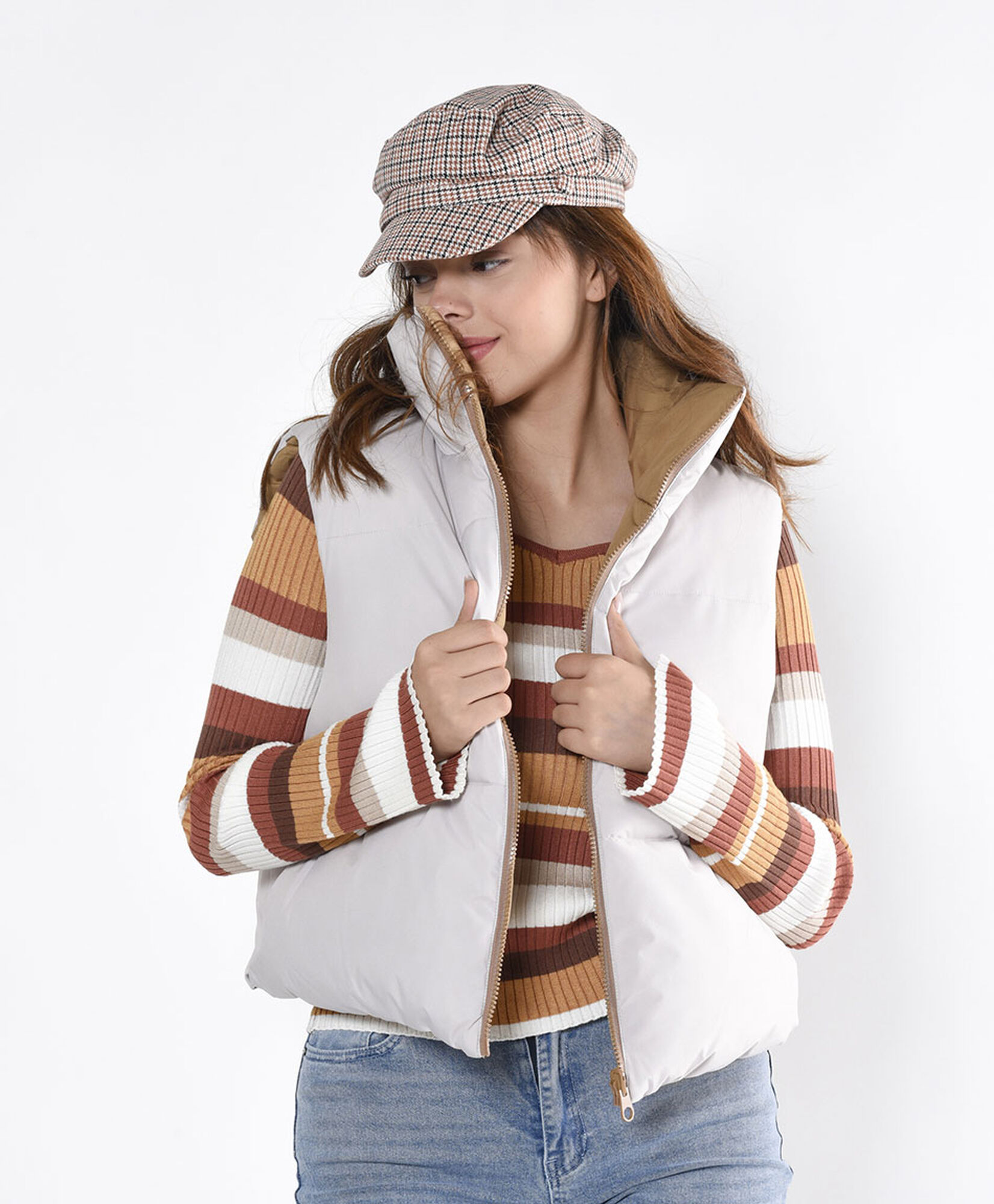 Parka mujer reversible sin mangas Parka mujer reversible sin mangas
