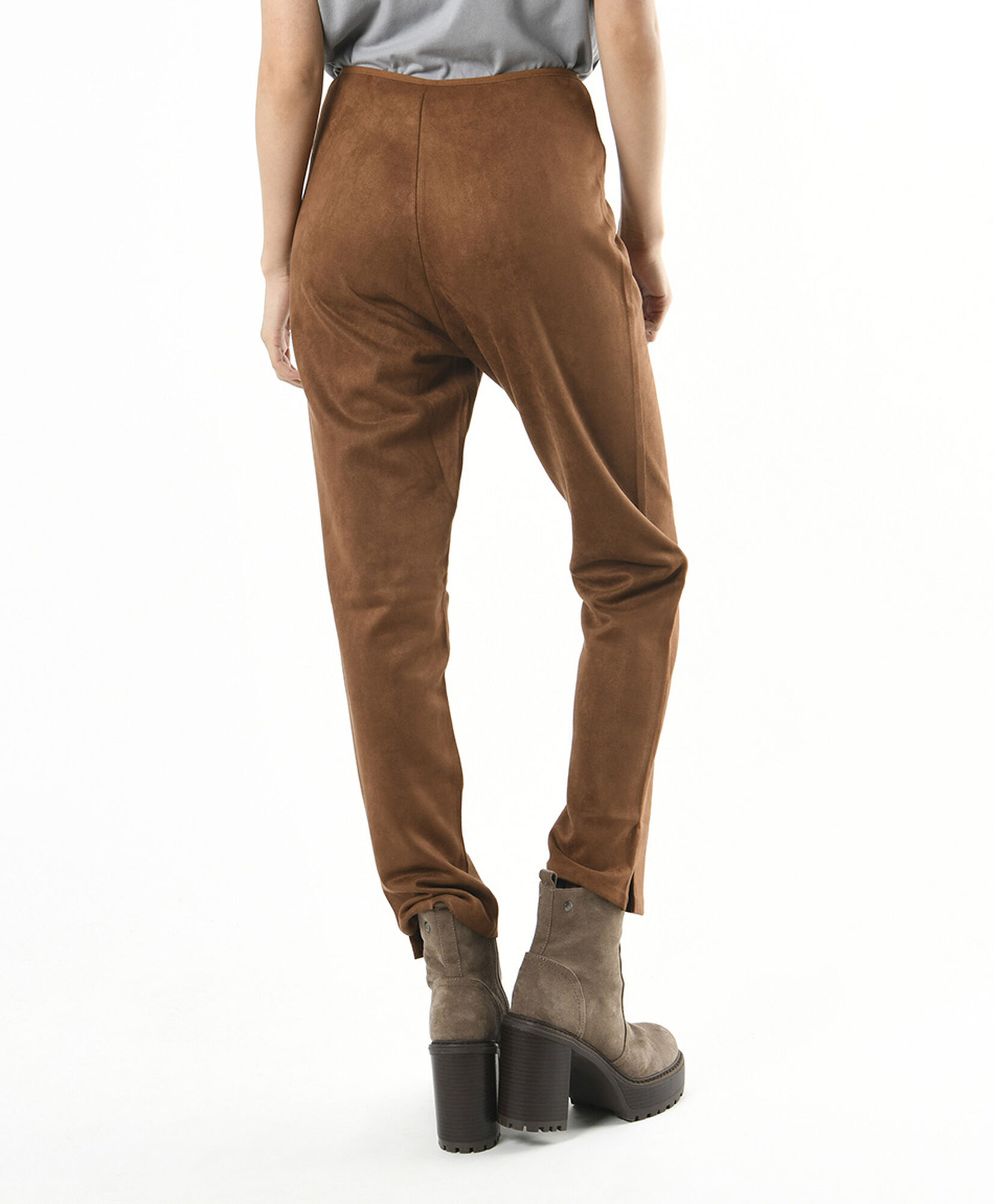 Leggins mujer suede café Leggins mujer suede café