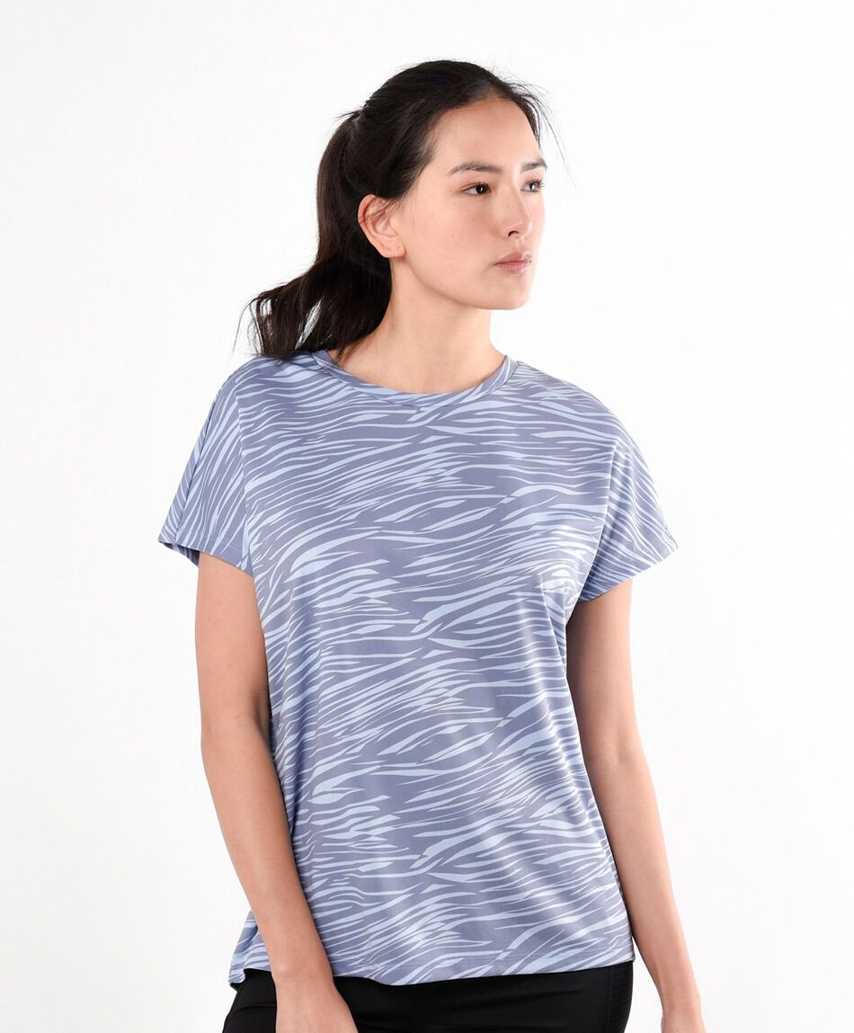 Polera deportiva mujer ondas