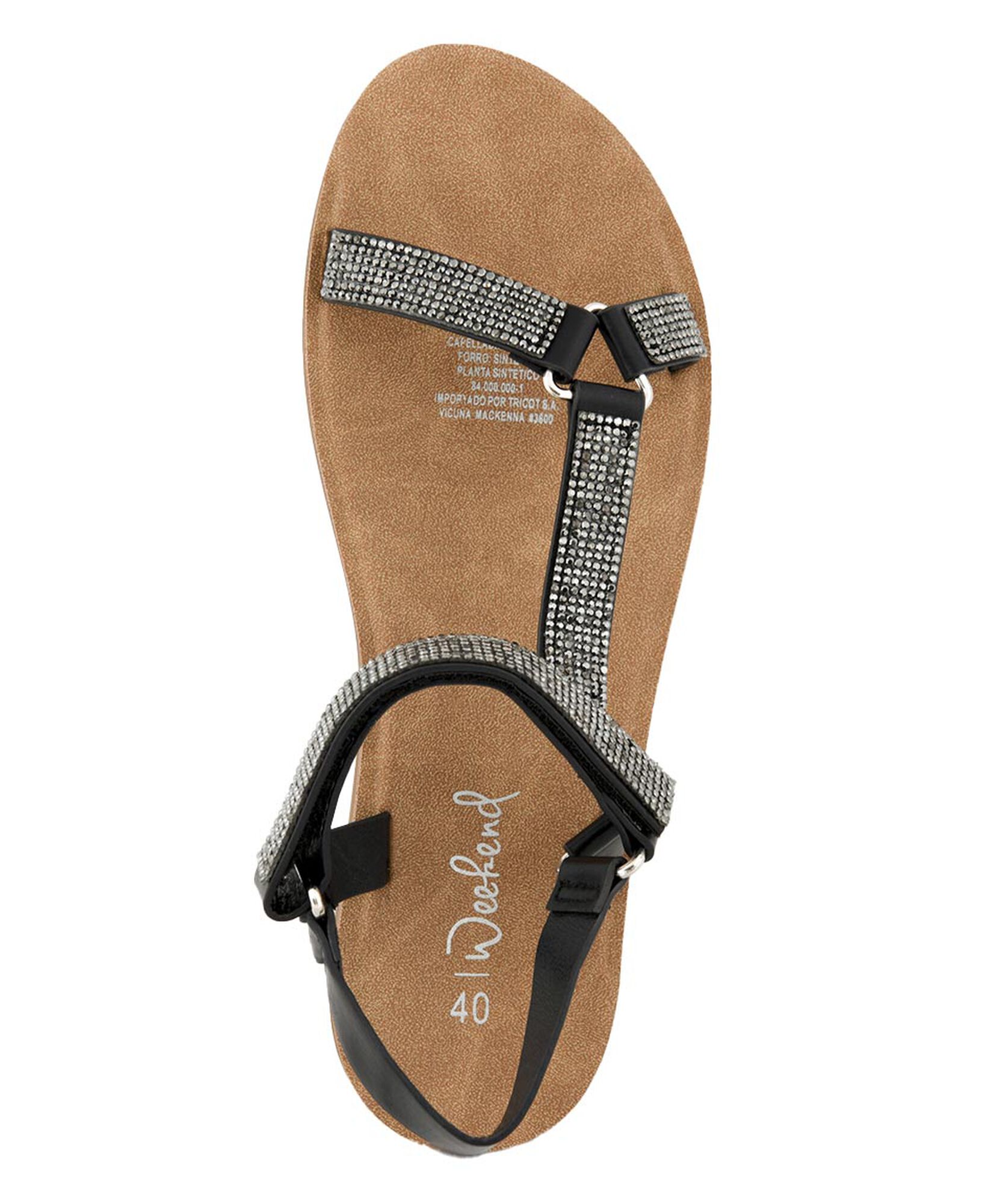 Sandalia comfort brillo Sandalia comfort brillo
