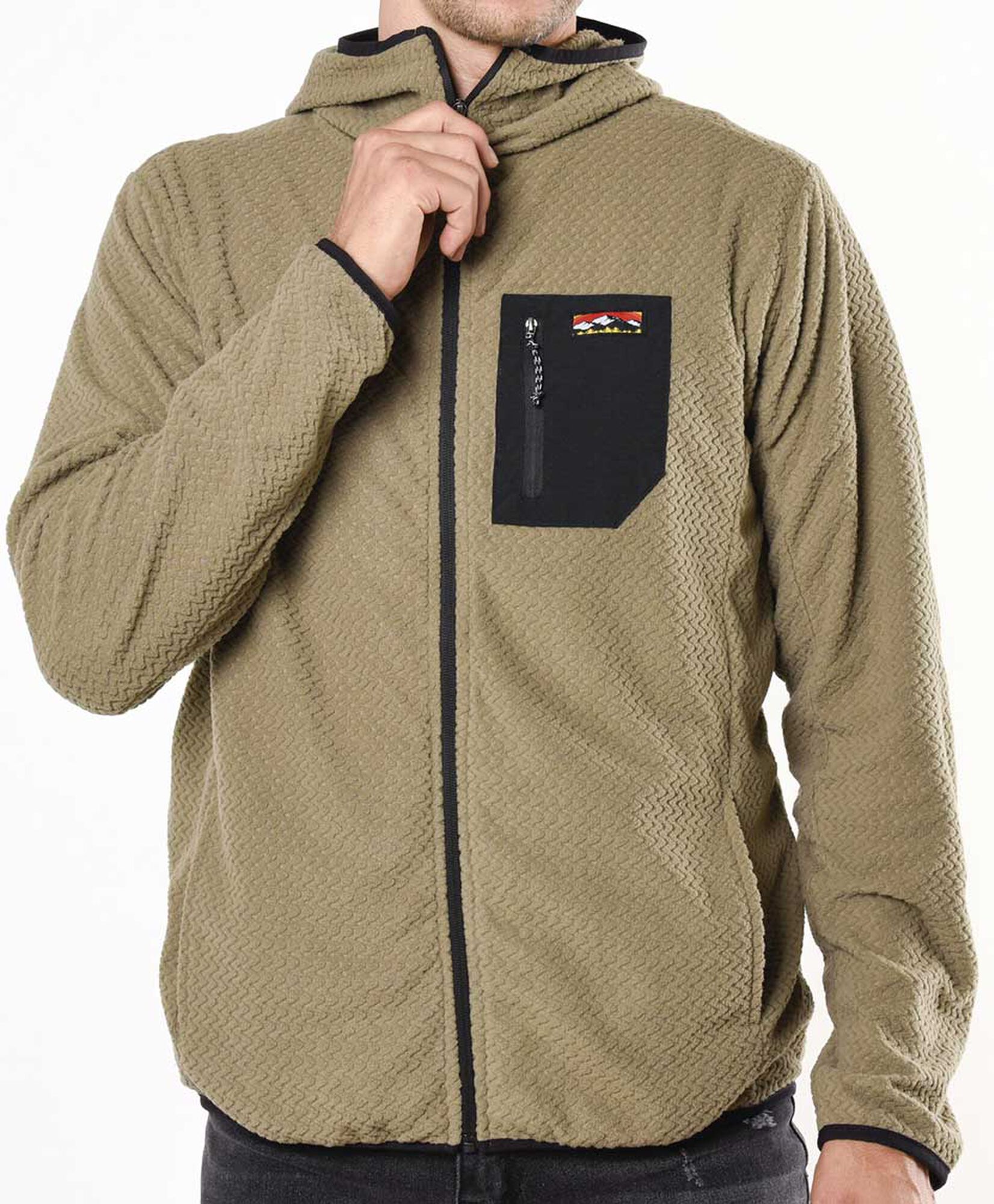 Polerón hombre outdoor textura Polerón hombre outdoor textura