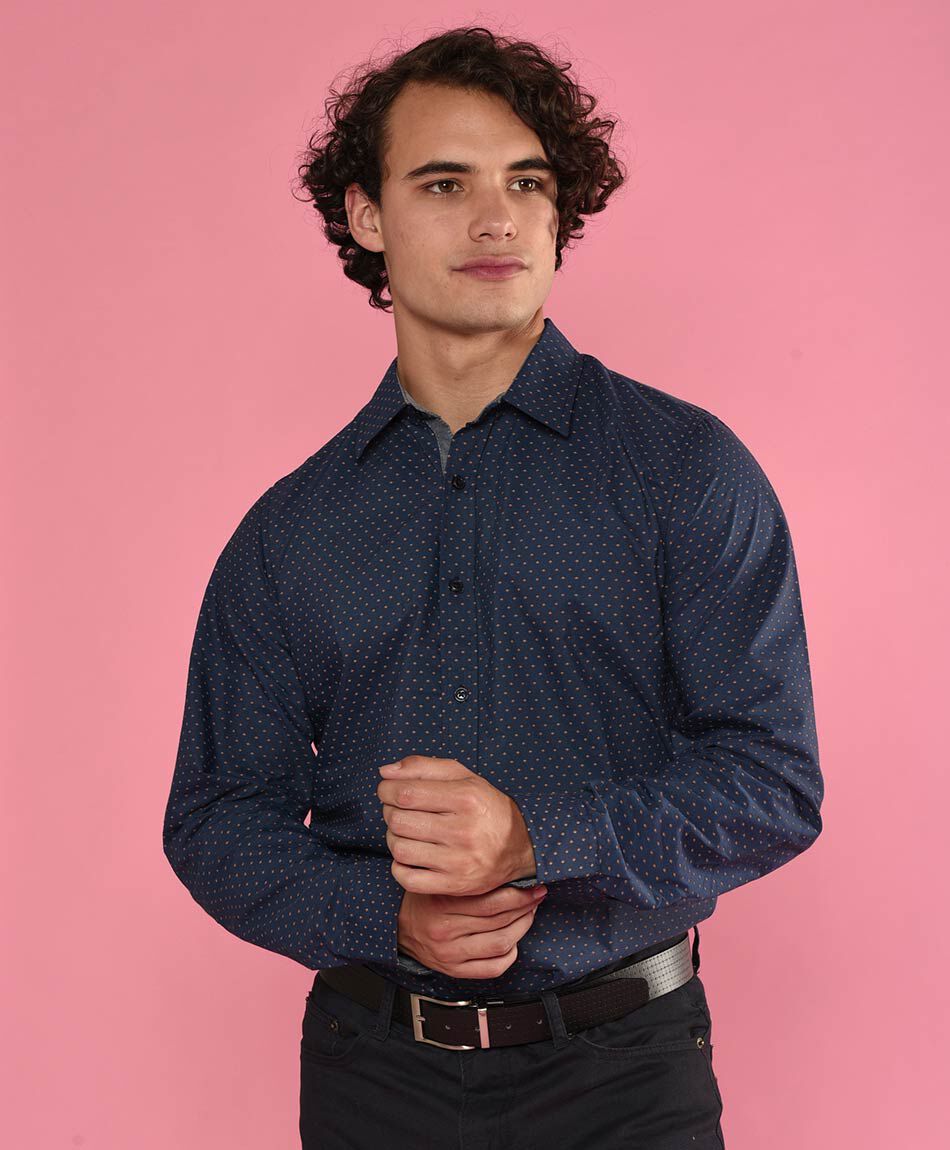 Camisa puntos manga larga