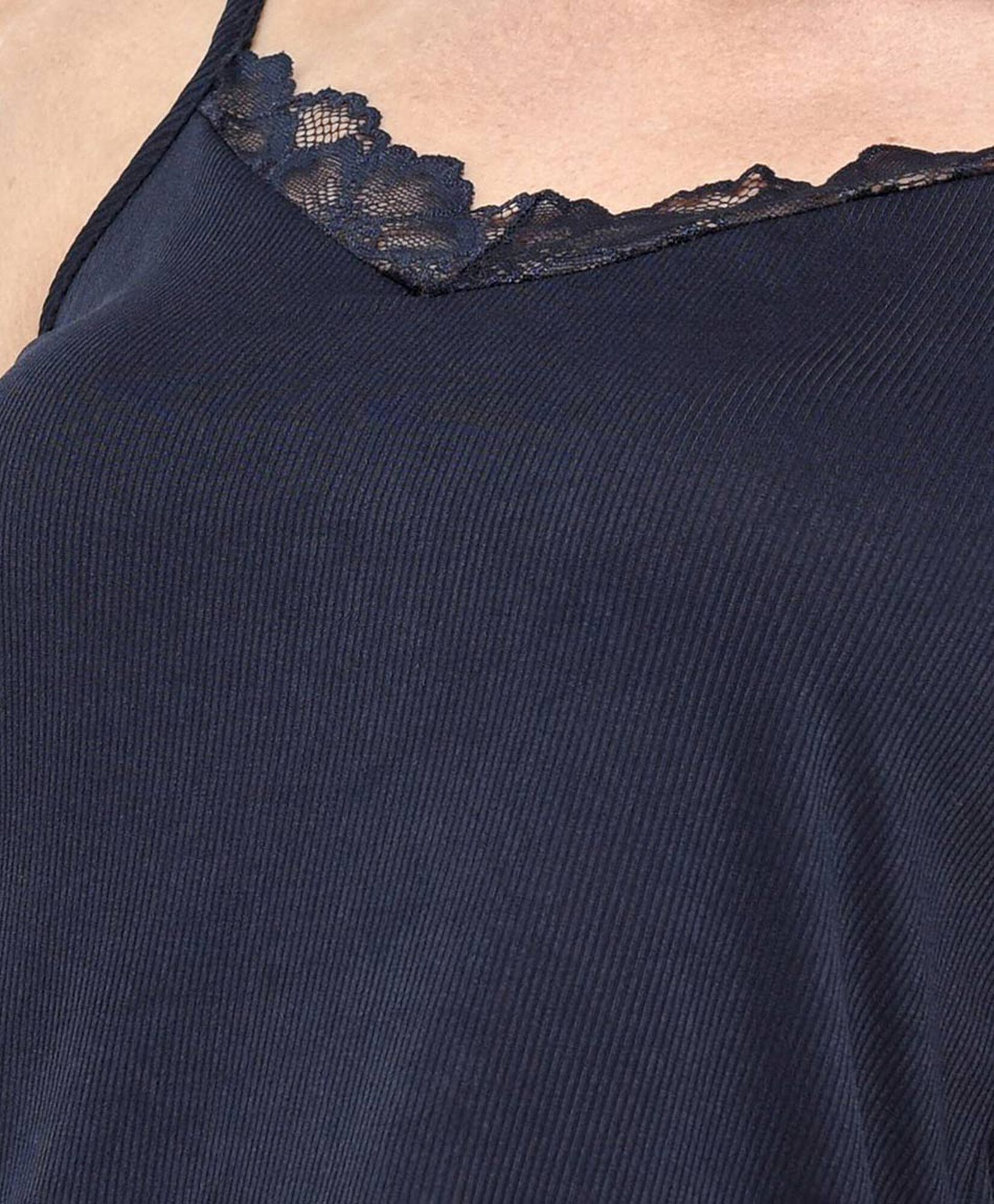 BABY DOLL NAVY WITH LACE BABY DOLL NAVY WITH LACE