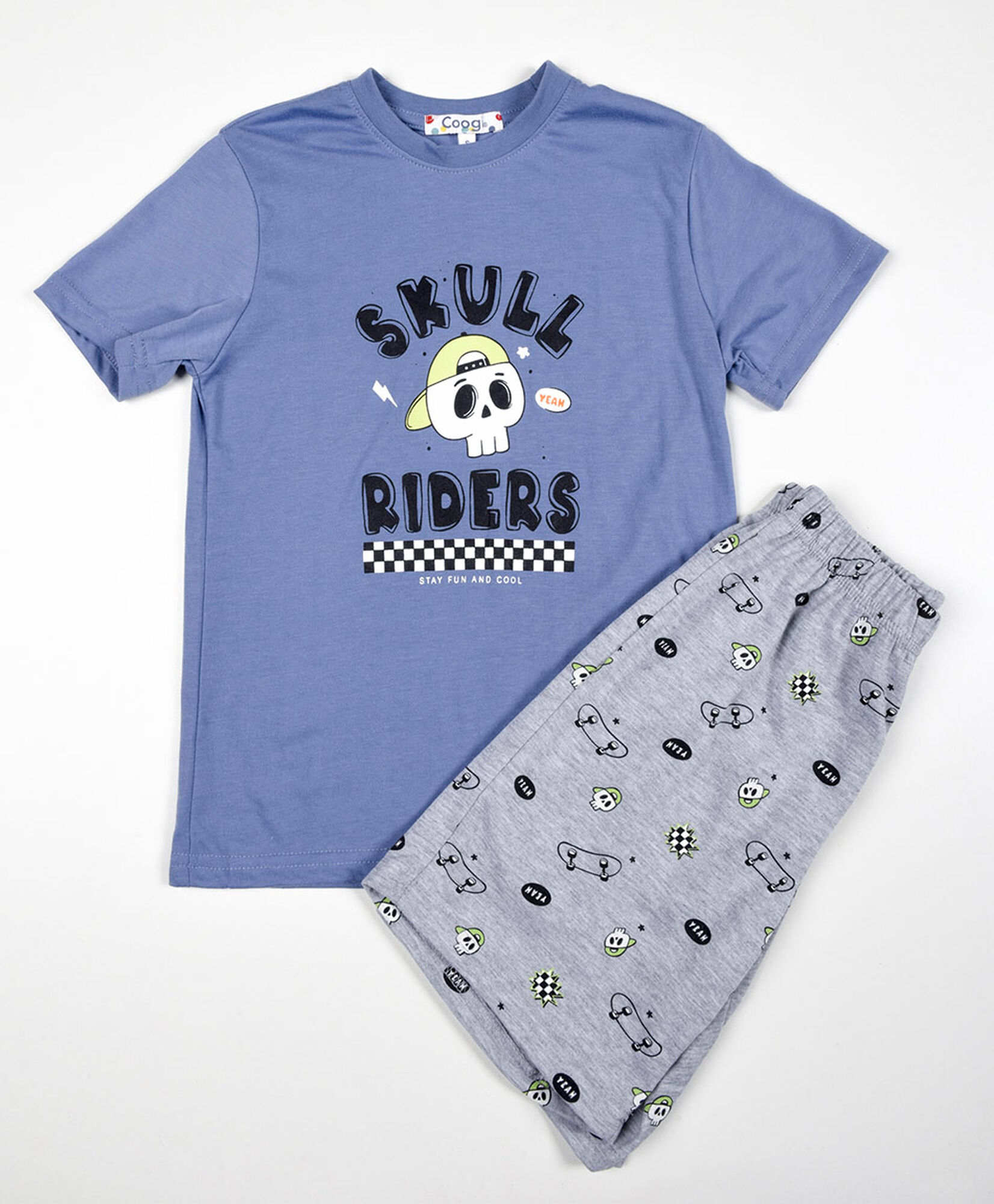 Pijama niño skate short Pijama niño skate short