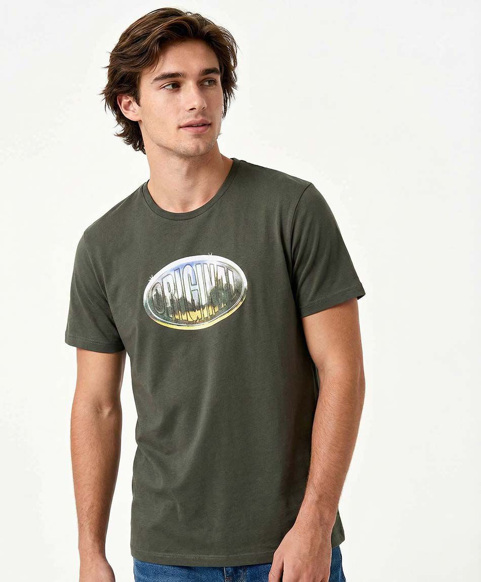 Polera hombre original green