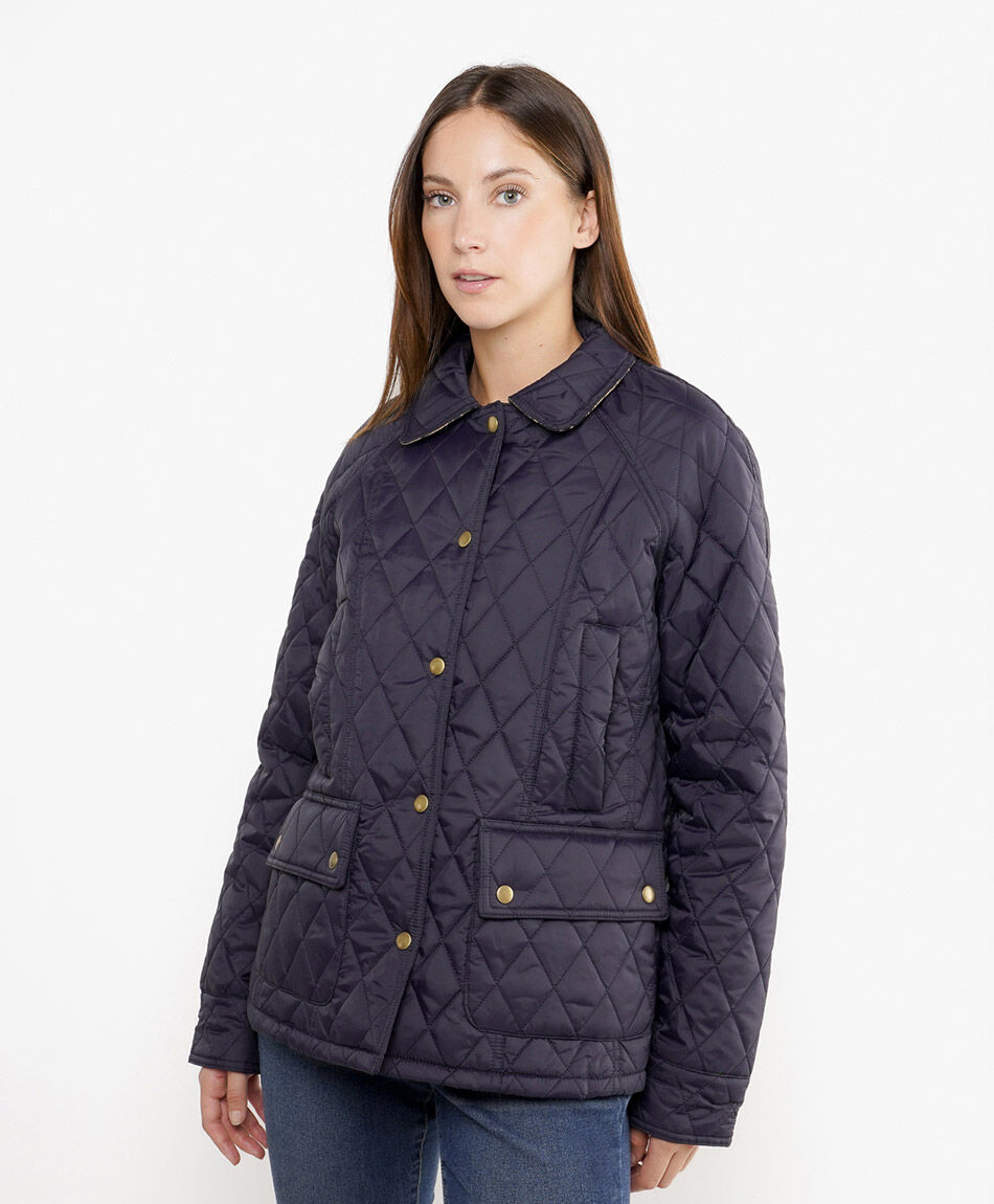 Parka mujer acolchada rombos