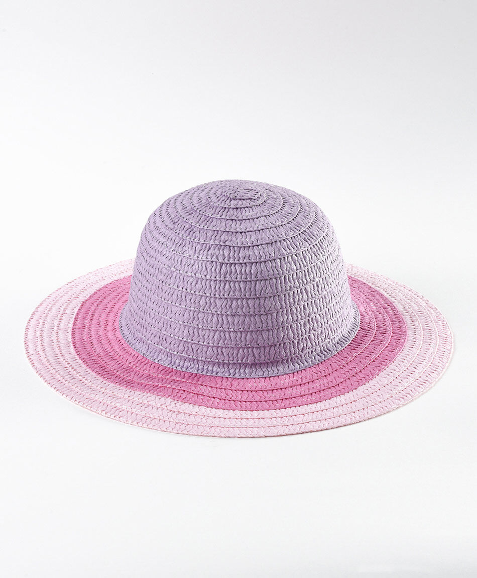 Sombrero ni&ntilde;a tonos lilas
