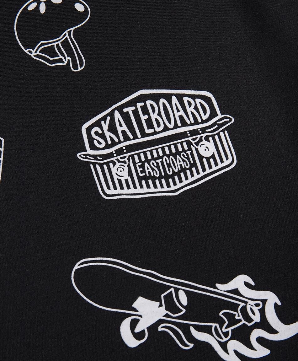 Polera ni&ntilde;o skateboard