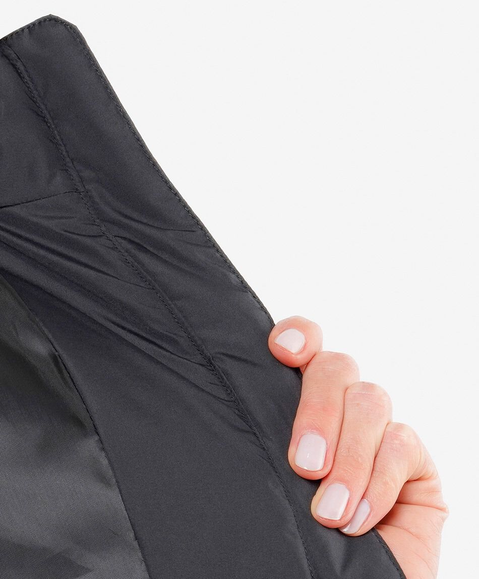 Parka mujer larga cierre