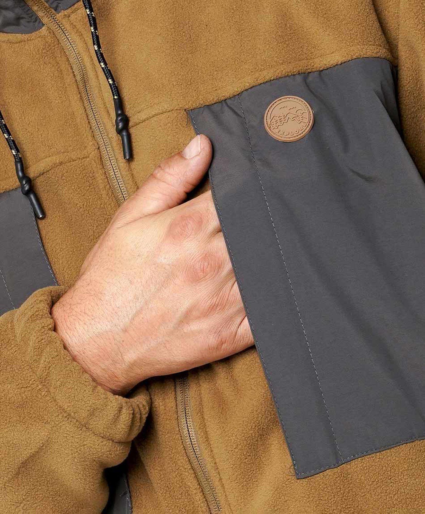 Chaqueta hombre polar forrada Chaqueta hombre polar forrada