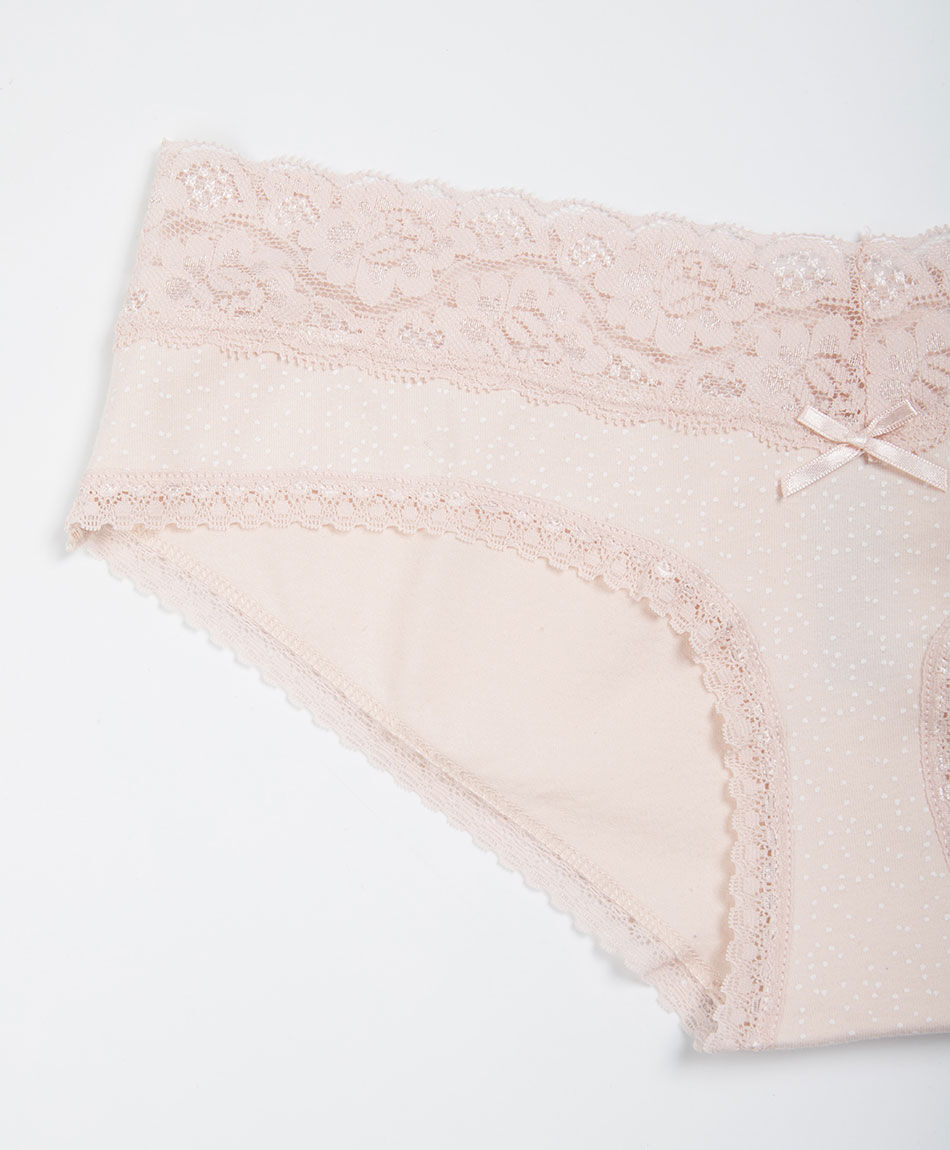 Panteleta mujer mini print lazo