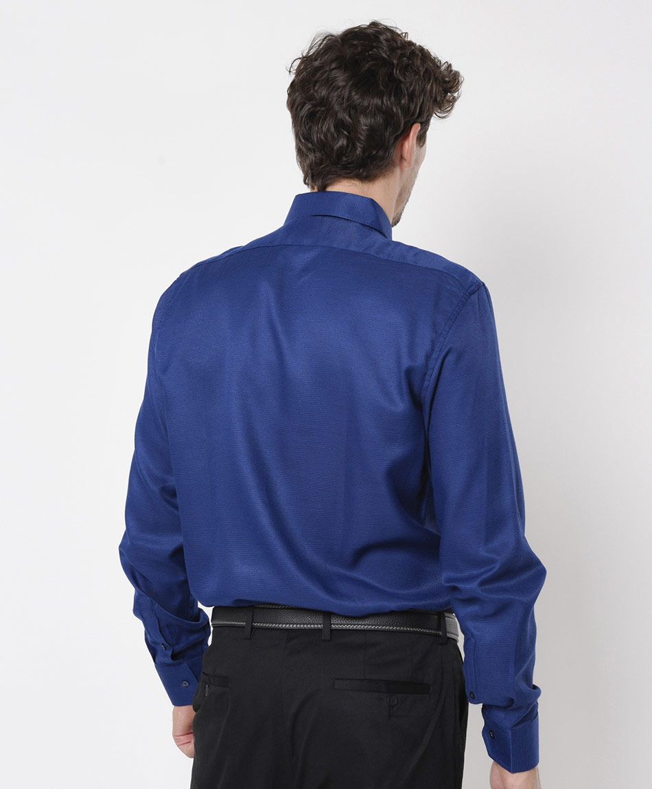 Camisa hombre grabados manga larga