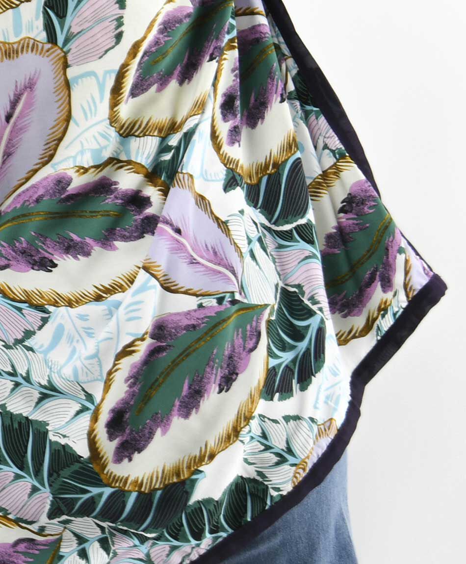 Pareo mujer estampado tr&oacute;pico