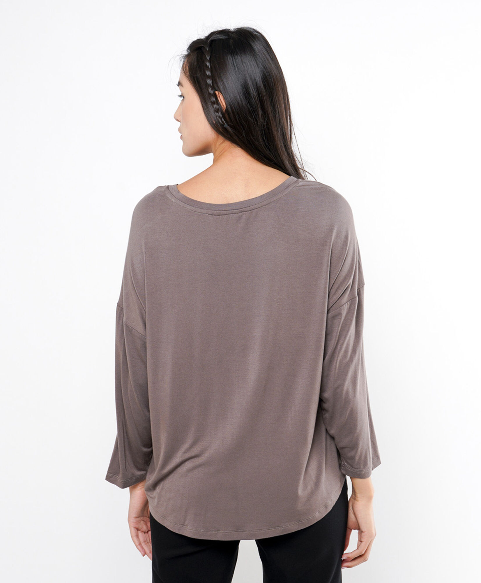 Polera mujer texto brillos Polera mujer texto brillos