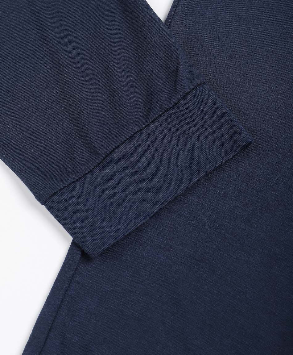 Pijama hombre manga larga jogger navy