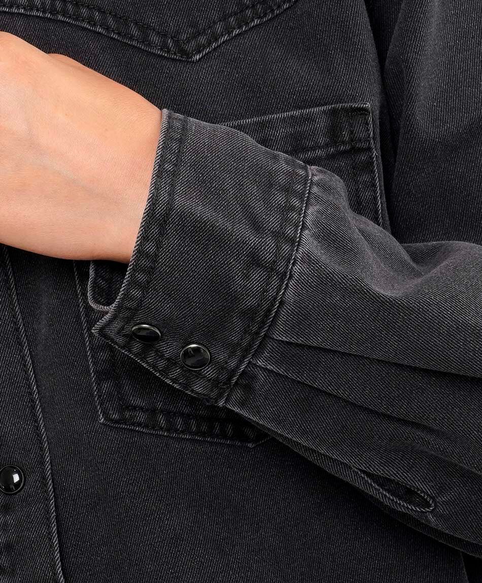 Blusa mujer denim vaquera