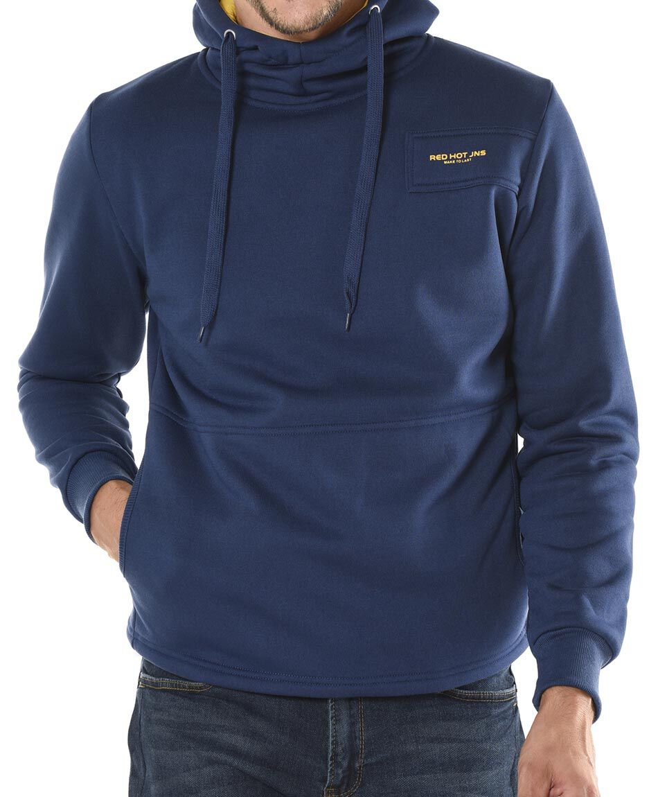 Poleron capucha fashion