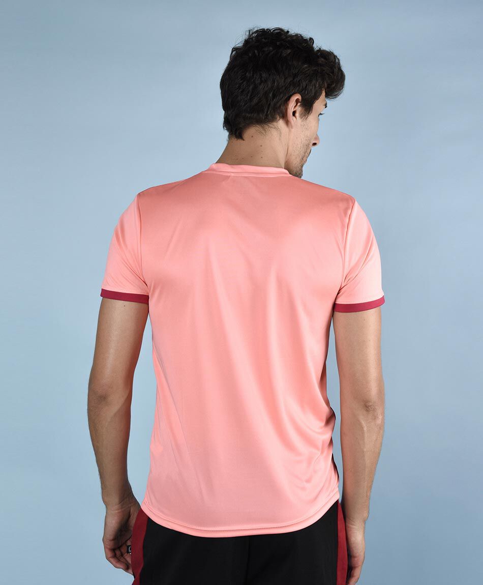 Polera deportiva manga corta cuello redondo