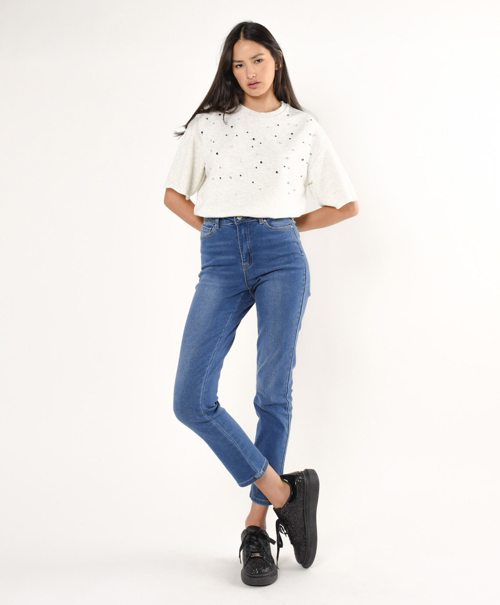 Jeans mujer desgastado skinny fit Jeans mujer desgastado skinny fit