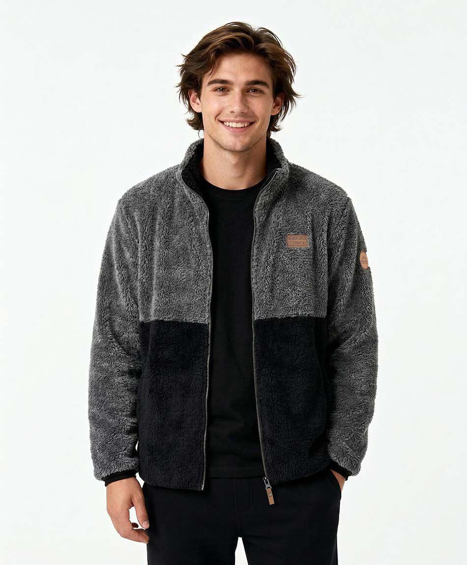 Polar deportivo hombre bicolor