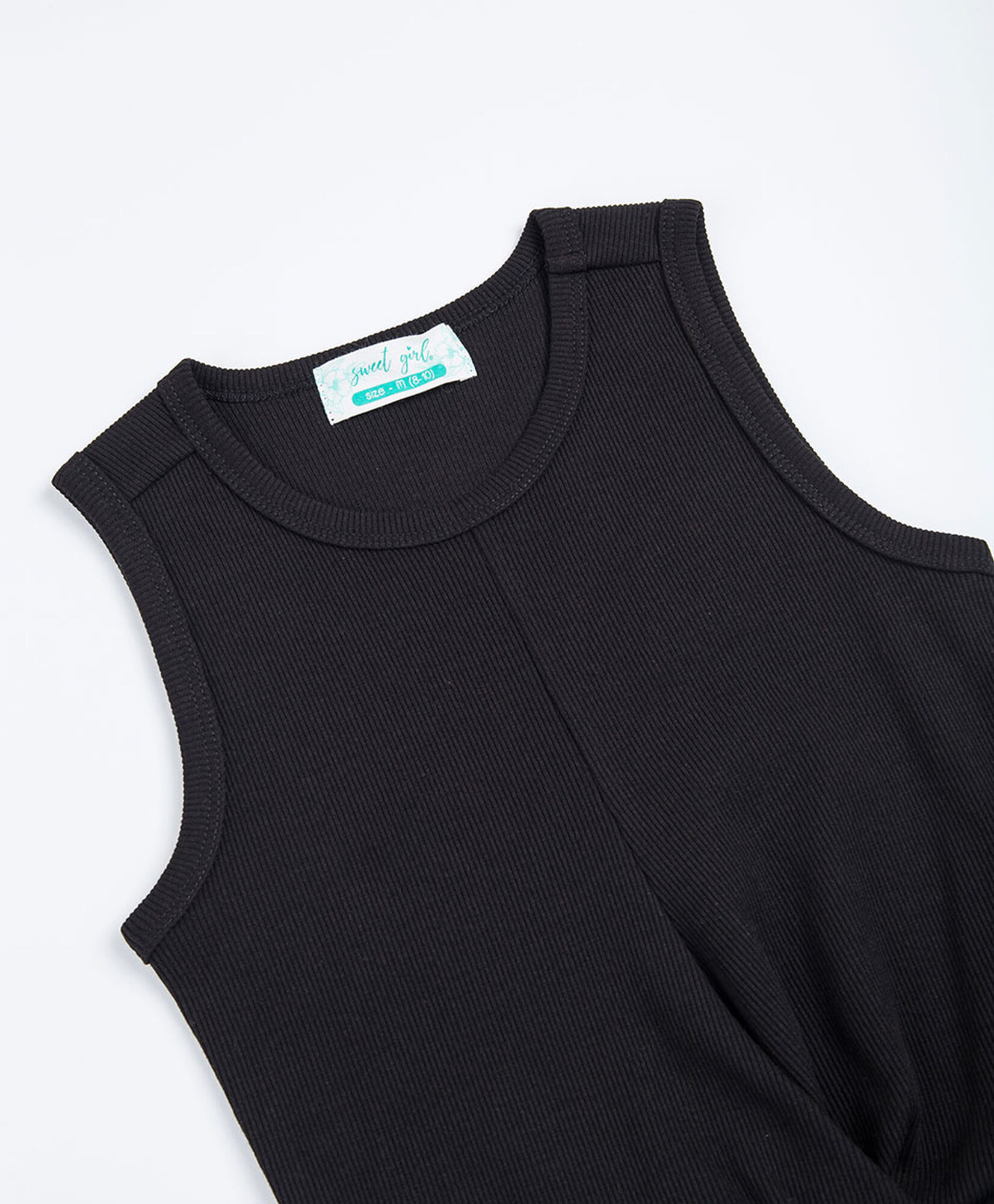 Polera niña nudo negra Polera niña nudo negra