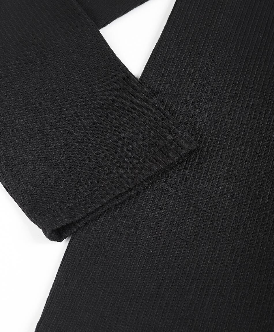 Pijama hombre micropolar negro