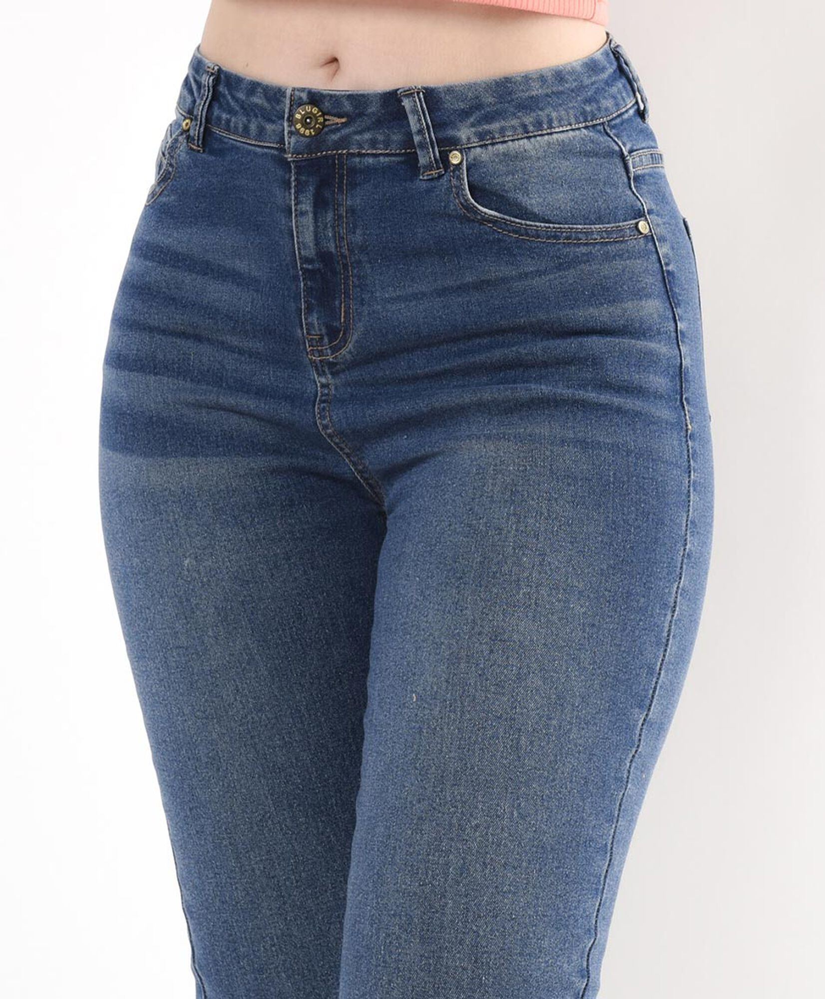 Jeans mujer basta doblada Jeans mujer basta doblada