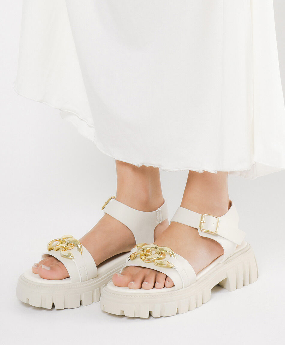 Sandalia mujer cadena